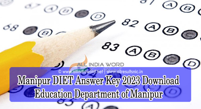 Manipur DIET Solution Key 2023